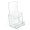 Azar Displays Trifold Brochure Holder w/ Business Card Pocket. Inside Dimension: 4.125''W, 2PK 252922-2PK - alternate 2
